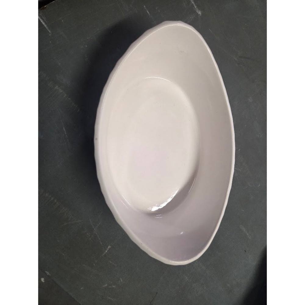CorningWare French White Stoneware Oval Casserole Dish 18.6 oz 550ml Oven Safe